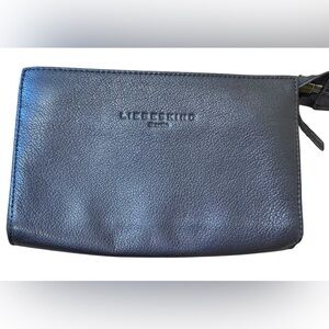 Liebeskind Berlin Leather Zip Around Wallet Dark Brown Organizer